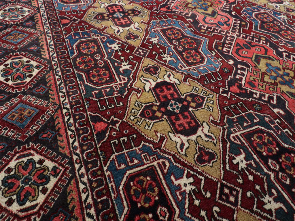 Vintage Persian Heriz Carpet, No.28022 - Gss