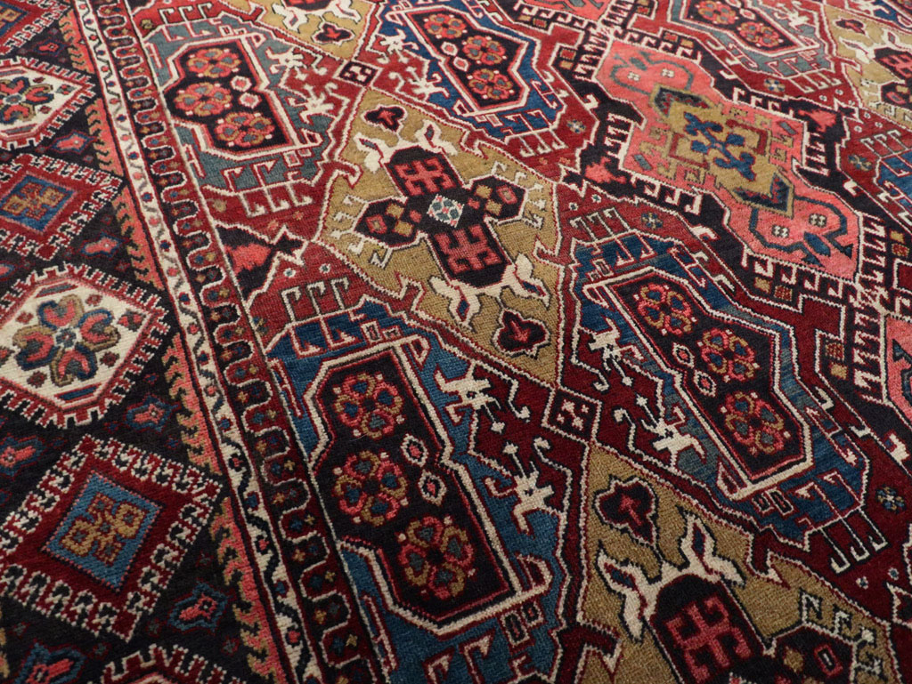 Vintage Persian Heriz Carpet, No.28022 - Gss
