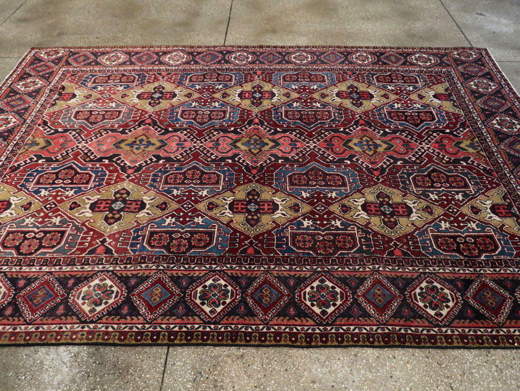 Vintage Persian Heriz Carpet, No.28022 - Gss