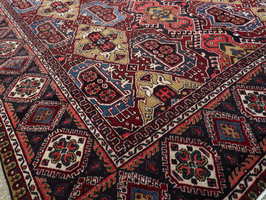 Vintage Persian Heriz Carpet, No.28022 - Gss