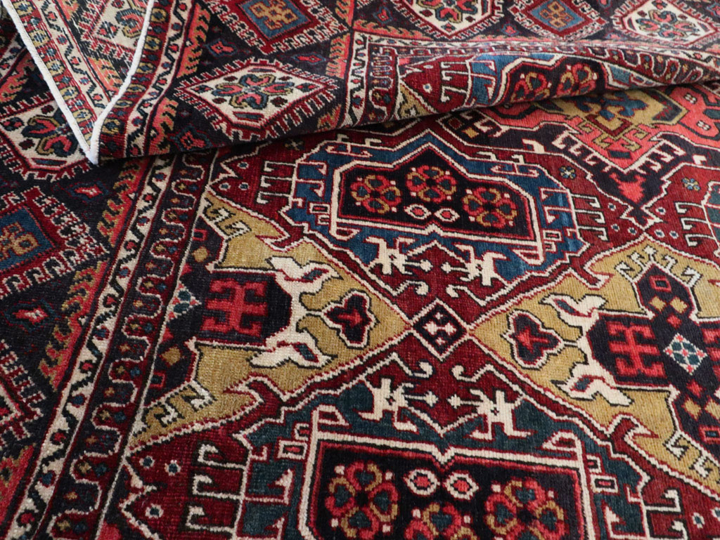 Vintage Persian Heriz Carpet, No.28022 - Gss