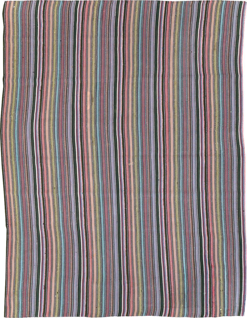 Vintage Persian Flatweave Kilim, No.28027 - Gss