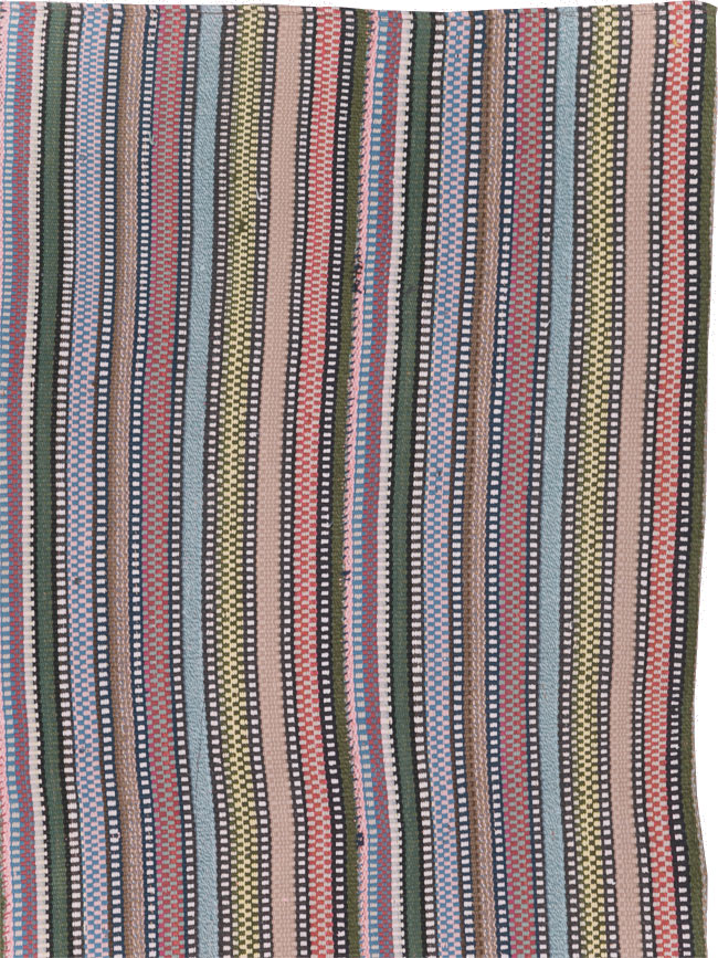 Vintage Persian Flatweave Kilim, No.28027 - Gss