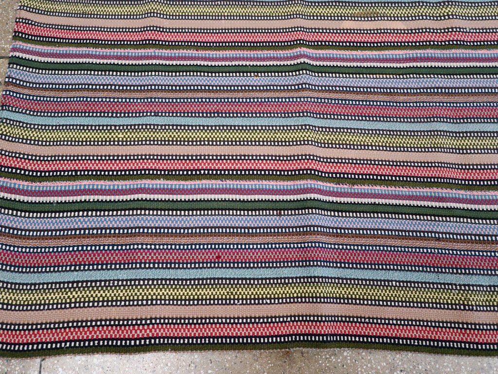 Vintage Persian Flatweave Kilim, No.28027 - Gss