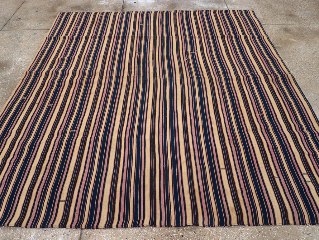 Vintage Persian Flatweave Kilim , No.28030 - Gss