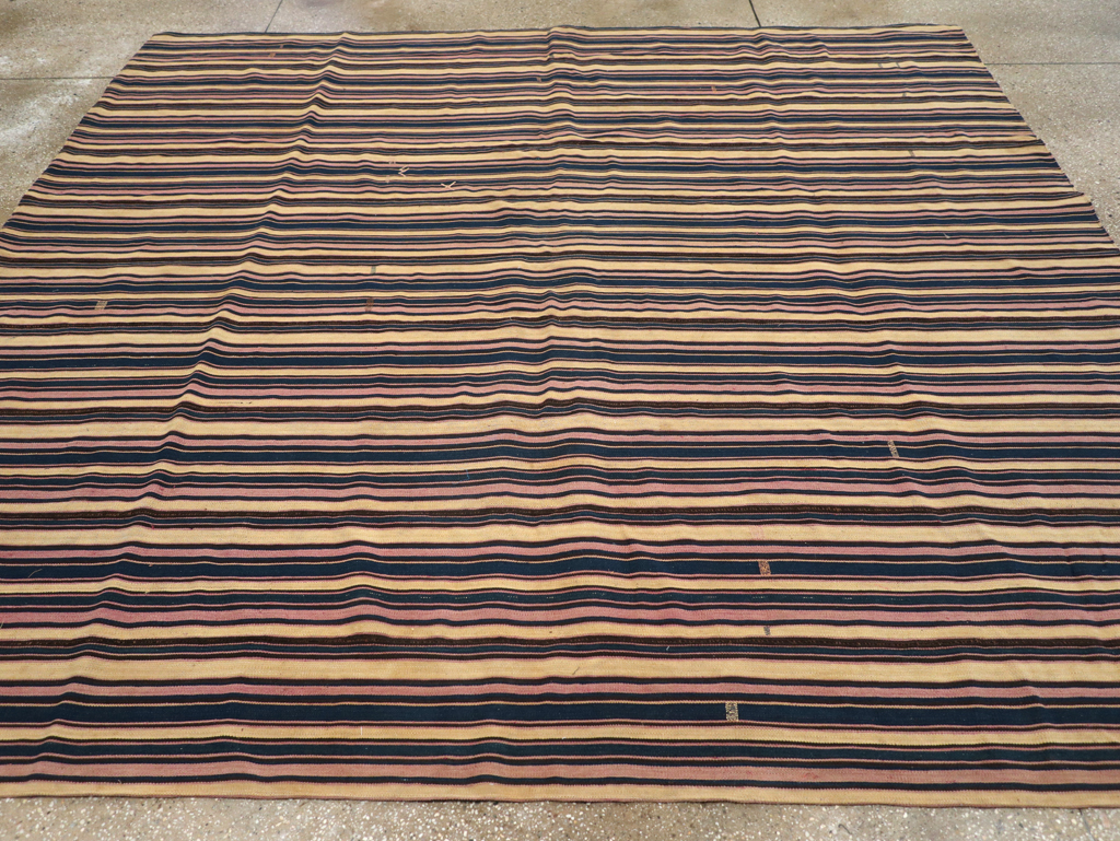 Vintage Persian Flatweave Kilim , No.28030 - Gss