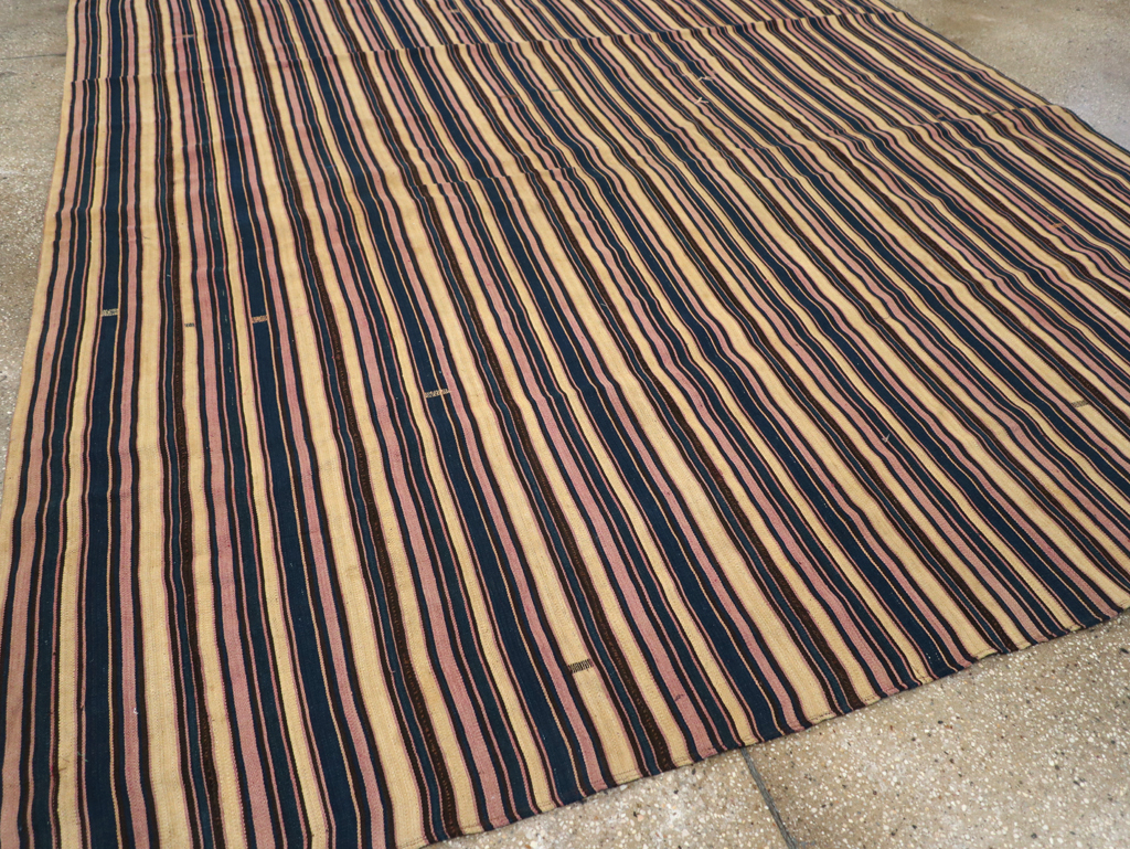 Vintage Persian Flatweave Kilim , No.28030 - Gss