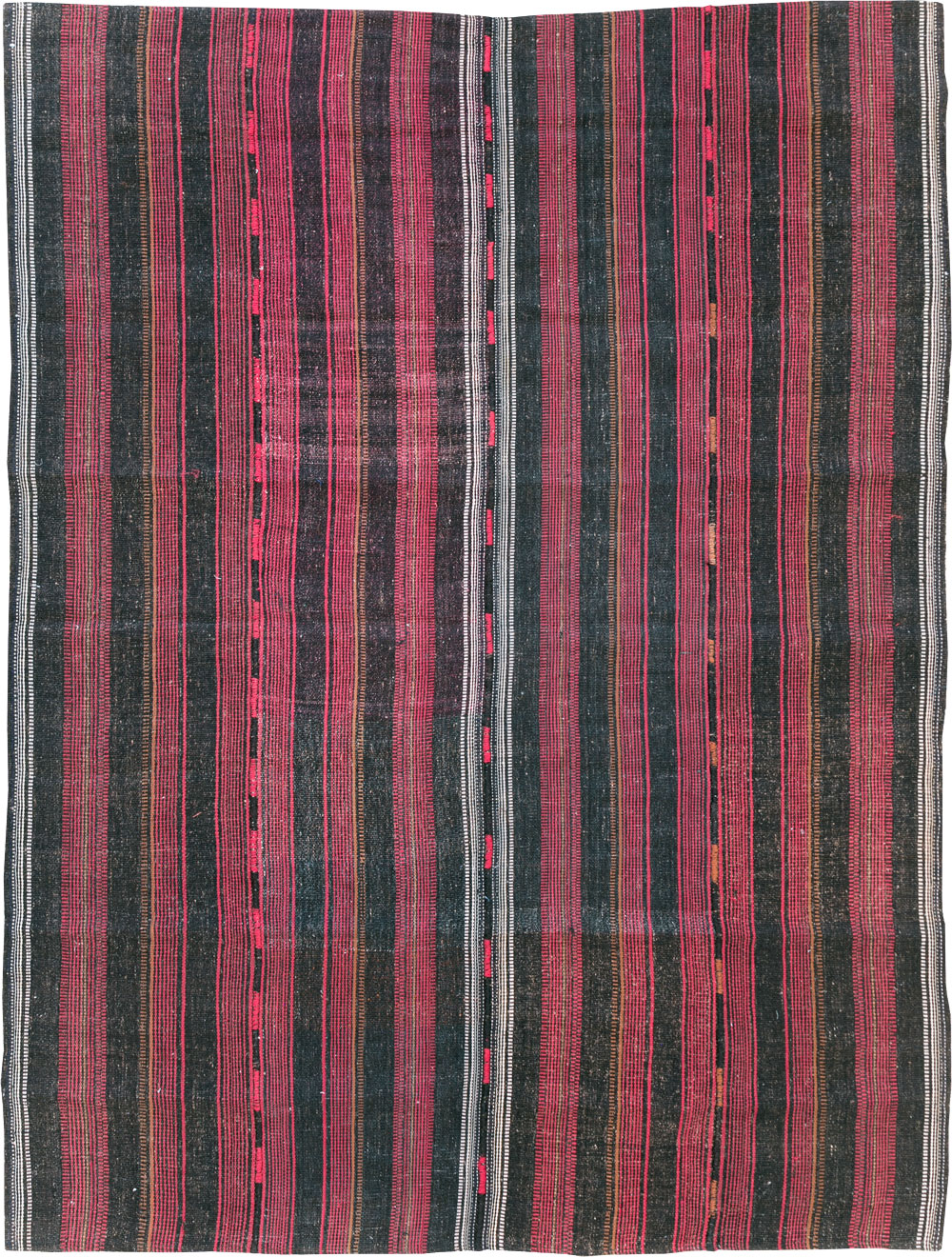 Vintage Persian Flatweave Kilim, No.28031 - Gss