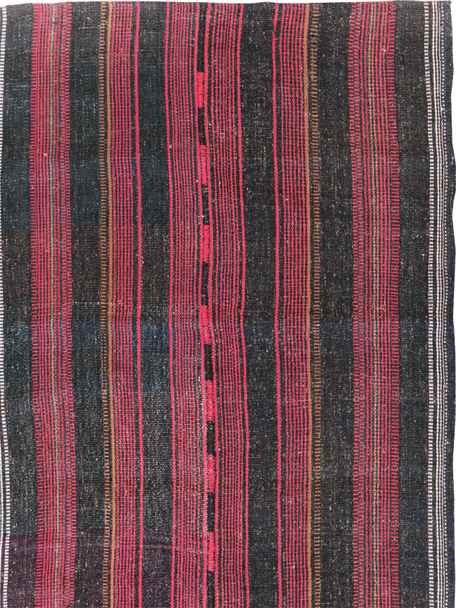 Vintage Persian Flatweave Kilim, No.28031 - Gss