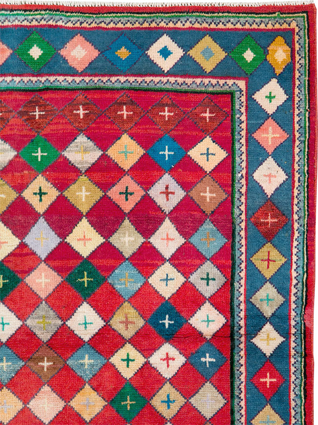 Vintage Persian Mahal Rug, No.28035 - Gss