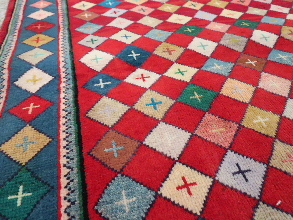 Vintage Persian Mahal Rug, No.28035 - Gss