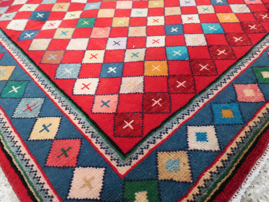 Vintage Persian Mahal Rug, No.28035 - Gss