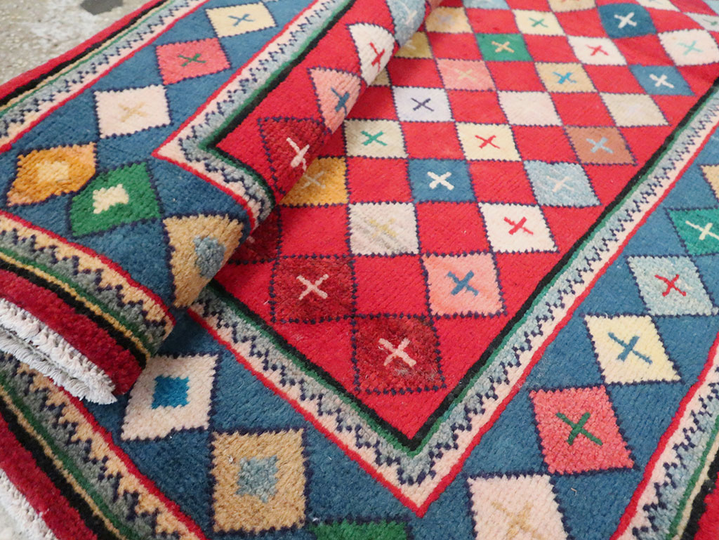 Vintage Persian Mahal Rug, No.28035 - Gss