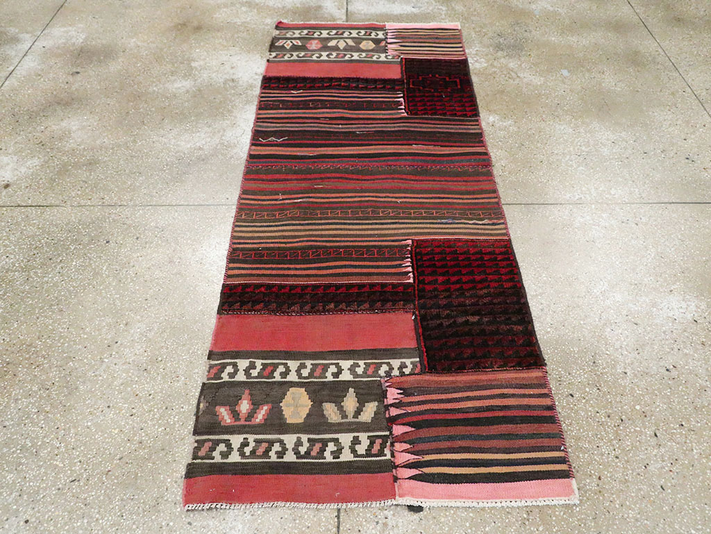Vintage Persian Flatweave Kilim Rug, No.28047 - Gss