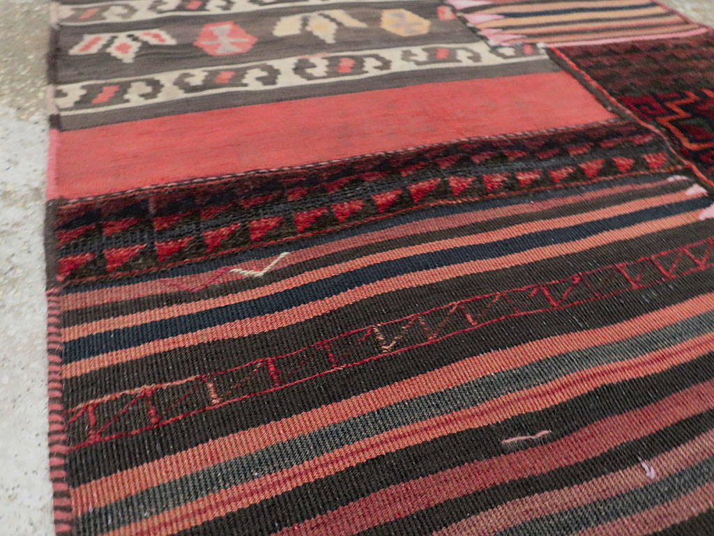 Vintage Persian Chaharmahal Bakhtiari Tacheh Flatweave Kilim, No.28047 - Gss