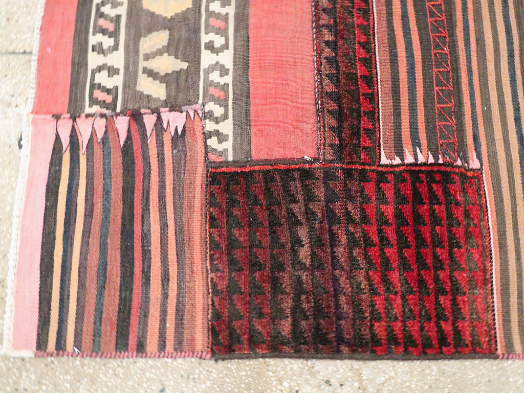 Vintage Persian Flatweave Kilim Rug, No.28047 - Gss