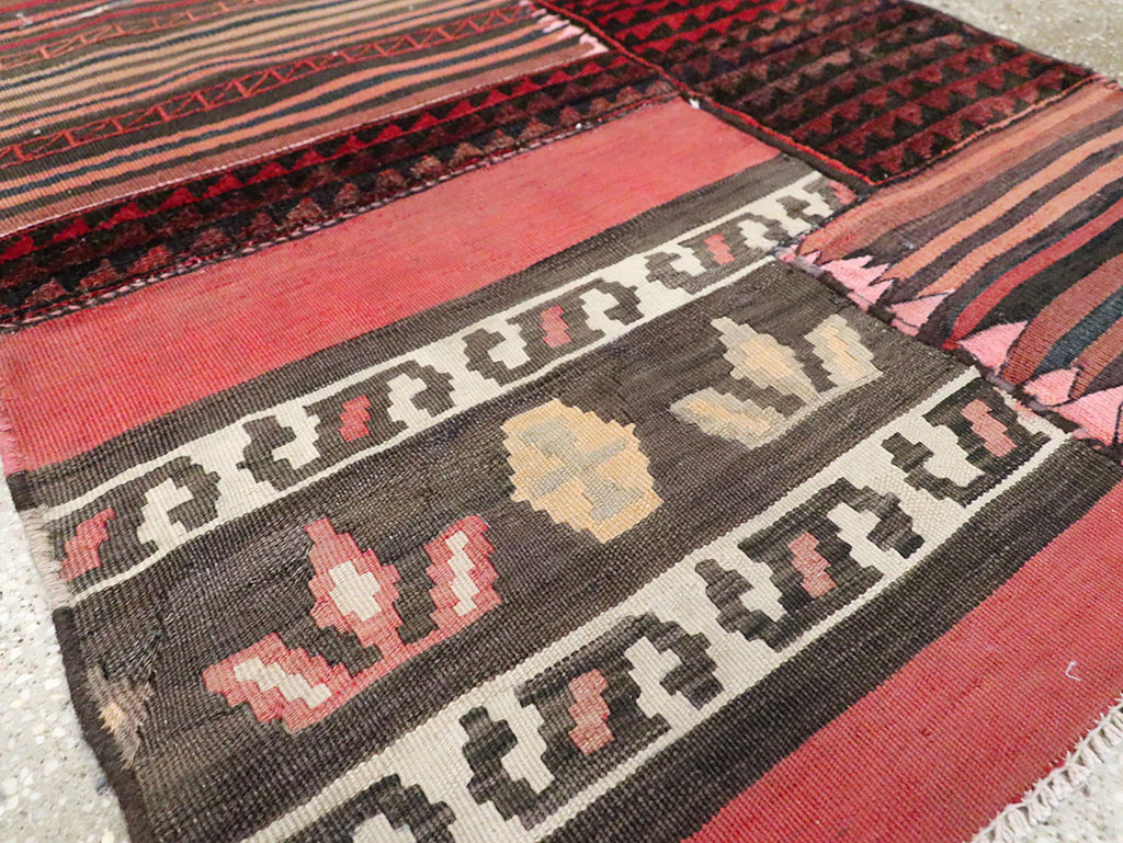 Vintage Persian Flatweave Kilim Rug, No.28047 - Gss