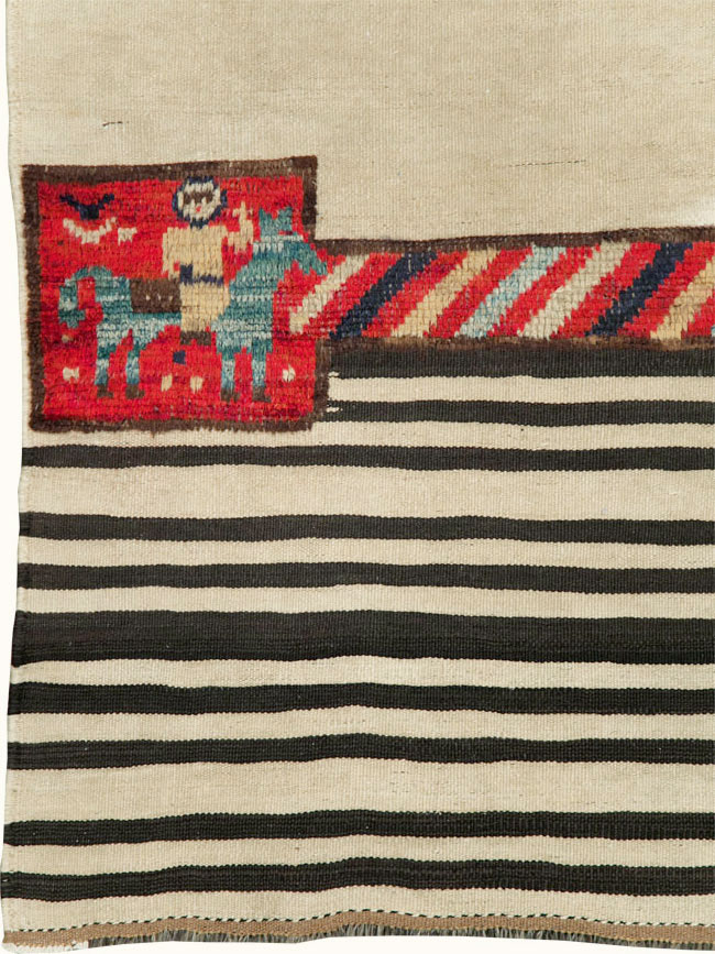 Persian Pictorial Kilim, No.28051 - Gss
