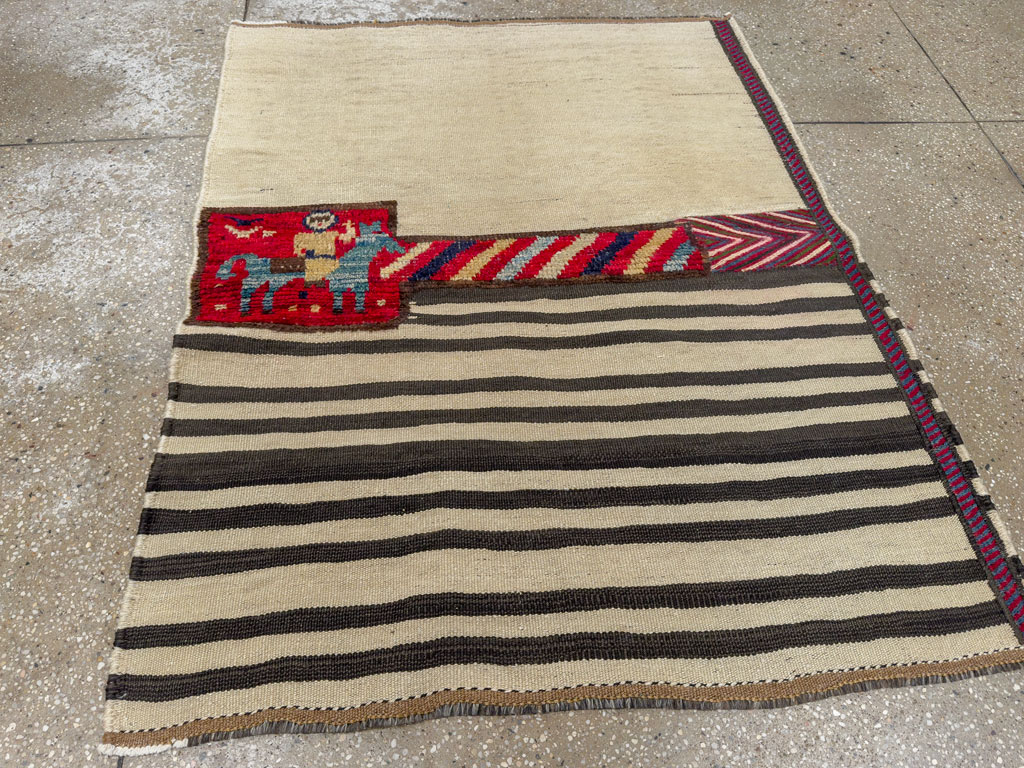 Persian Pictorial Kilim, No.28051 - Gss