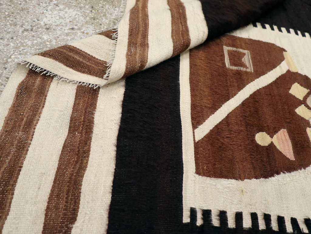 Vintage Pictorial Flatweave, No.28052 - Gss