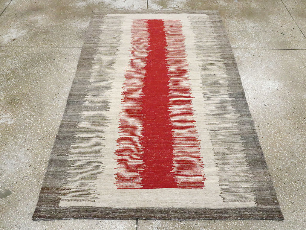 Modern Persian Flatweave Kilim, No.28054 - Gss