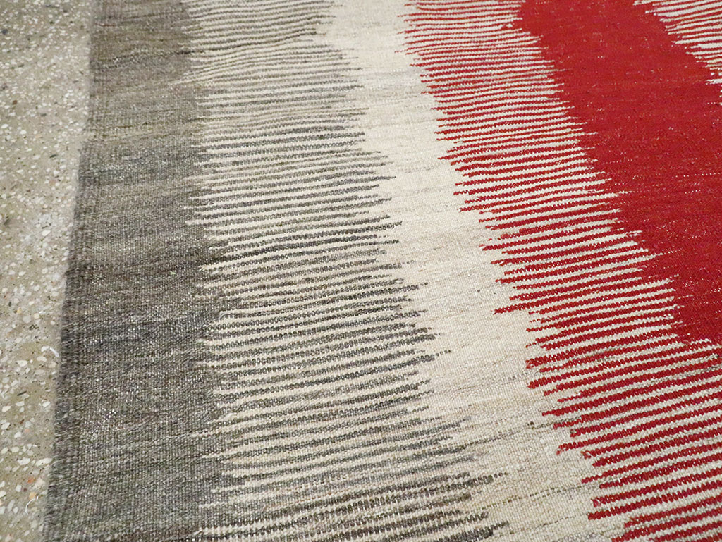 Modern Persian Flatweave Kilim, No.28054 - Gss