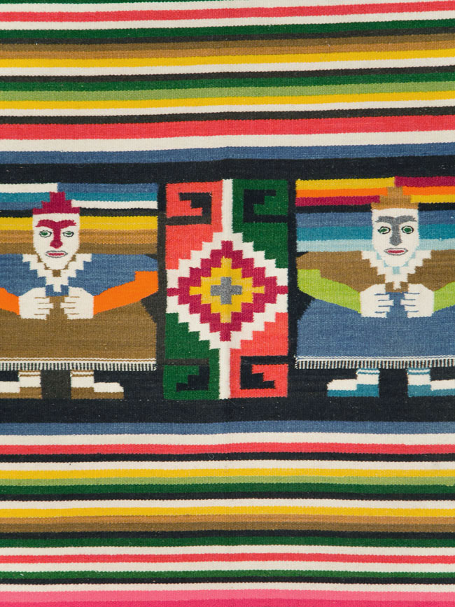 Vintage Persian Pictorial Kilim, No.28055 - Gss