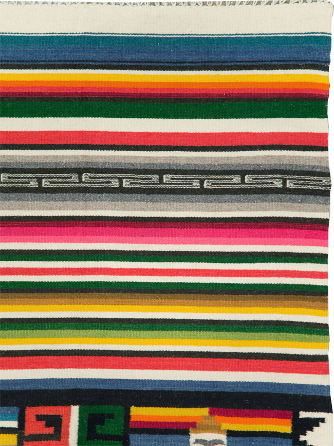 Vintage Persian Pictorial Kilim, No.28055 - Gss