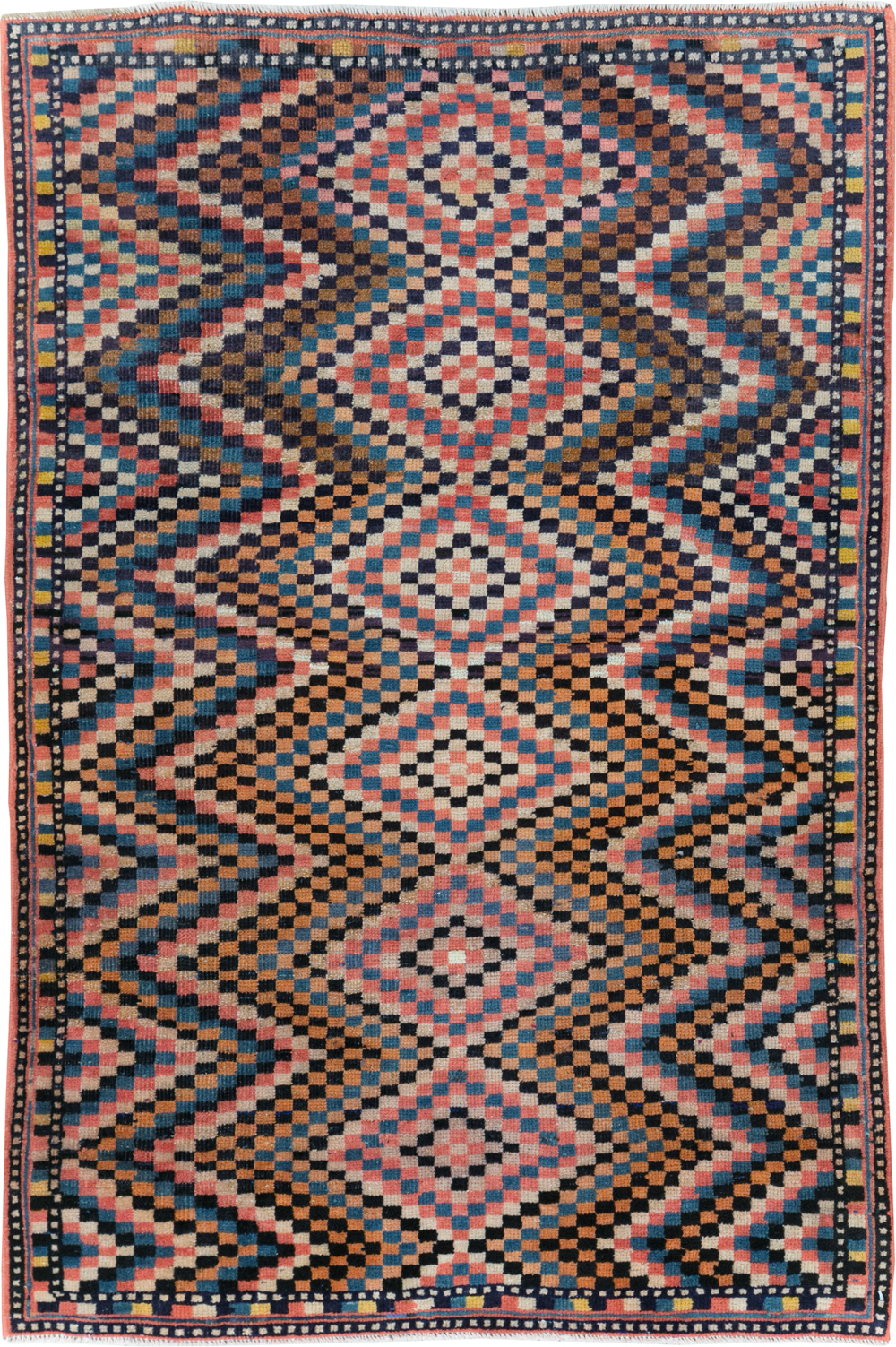 Vintage Persian Mahal Rug, No.28060 - Gss