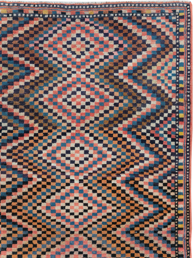 Vintage Persian Mahal Rug, No.28060 - Gss