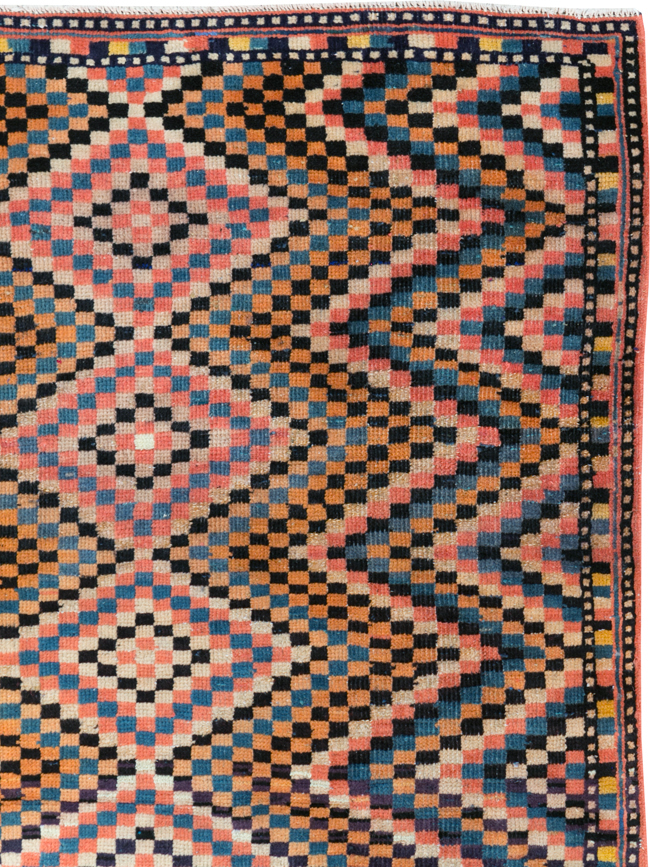 Vintage Persian Mahal Rug, No.28060 - Gss