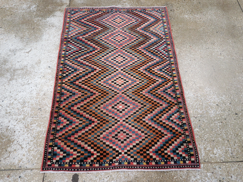 Vintage Persian Mahal Rug, No.28060 - Gss