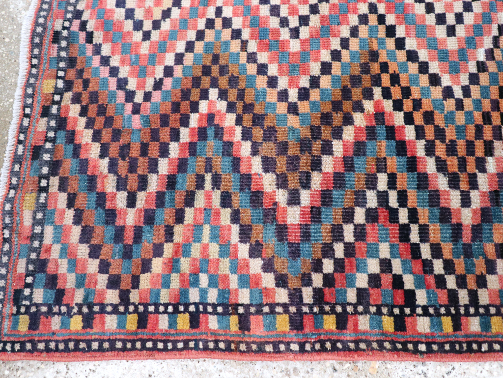 Vintage Persian Mahal Rug, No.28060 - Gss