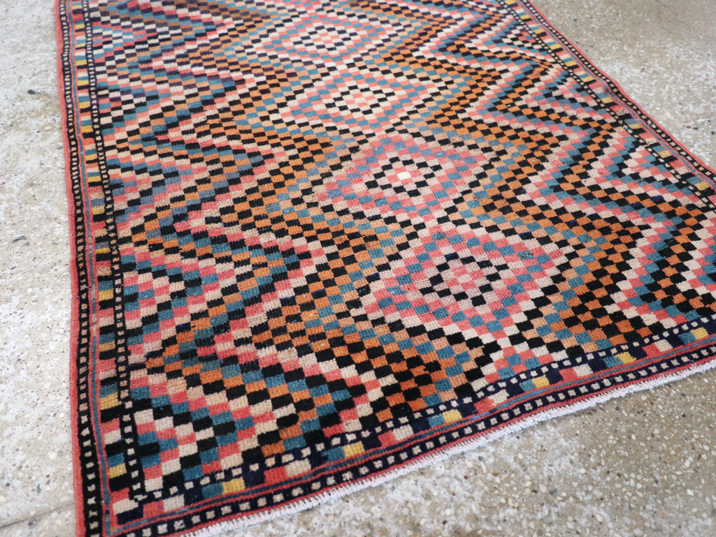 Vintage Persian Mahal Rug, No.28060 - Gss