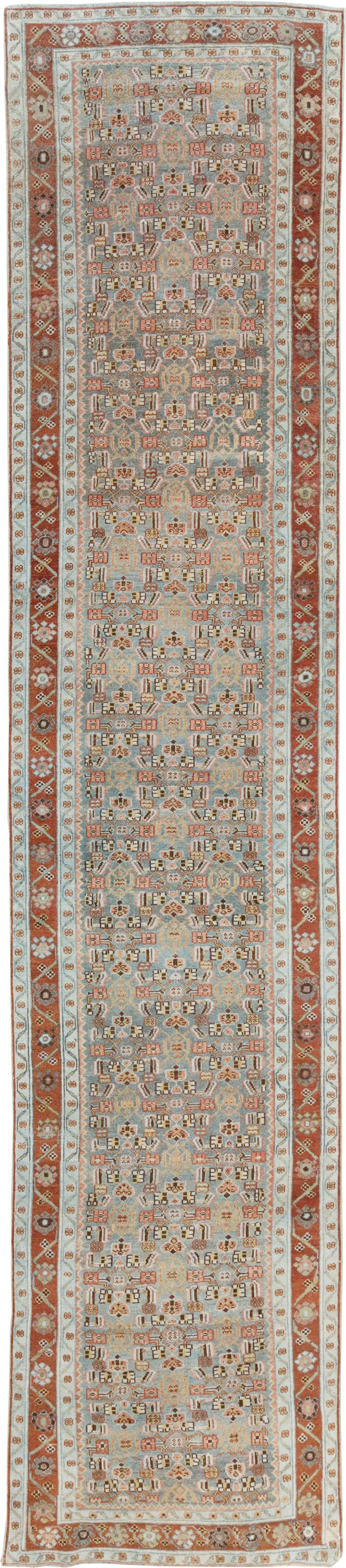 Vintage Persian Malayer Runner, No.28066 - Gss