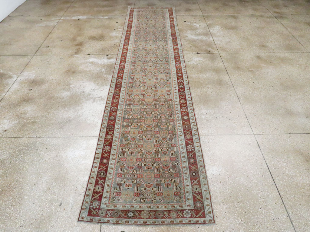 Vintage Persian Malayer Runner, No.28066 - Gss