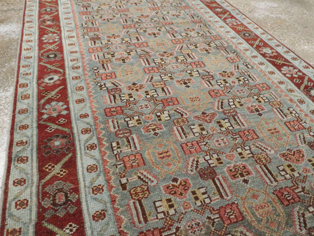 Vintage Persian Malayer Runner, No.28066 - Gss