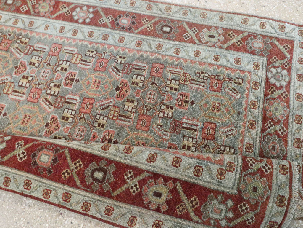 Vintage Persian Malayer Runner, No.28066 - Gss