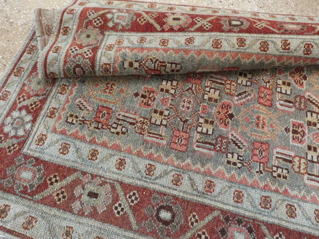 Vintage Persian Malayer Runner, No.28066 - Gss