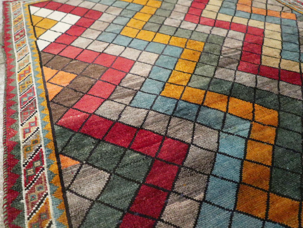 Vintage Persian Gabbeh Rug, No.28077 - Gss