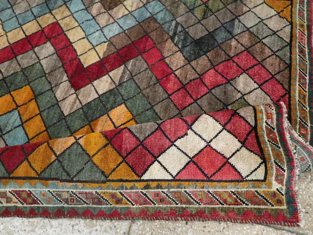 Vintage Persian Gabbeh Rug, No.28077 - Gss