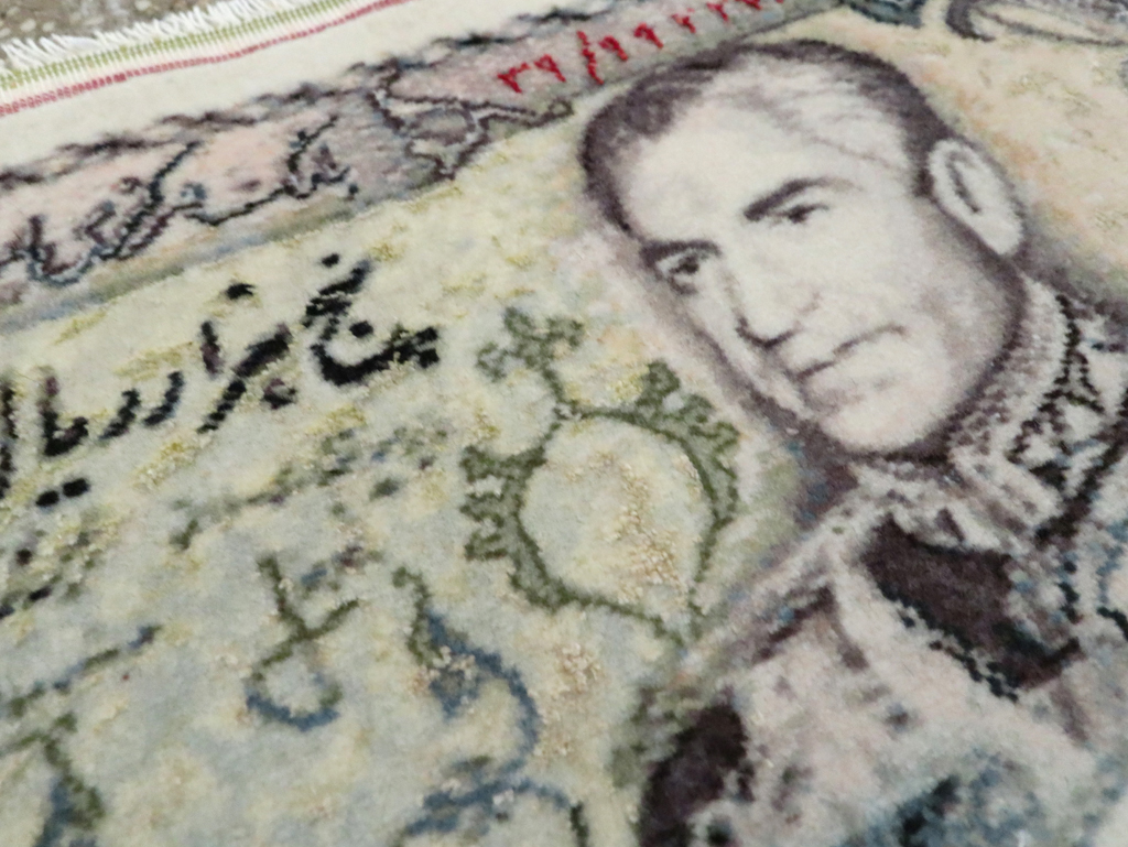 Persian Tabriz Pictorial Rug, No.28088 - Gss