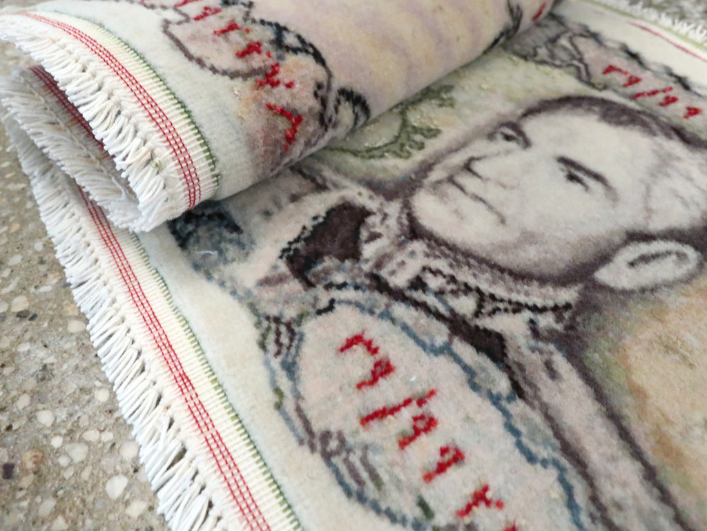 Persian Tabriz Pictorial Rug, No.28088 - Gss