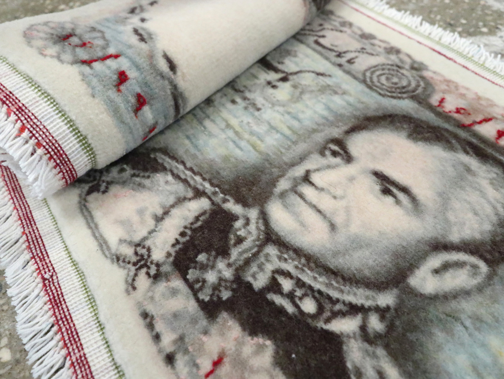 Persian Tabriz Pictorial Rug, No.28089 - Gss