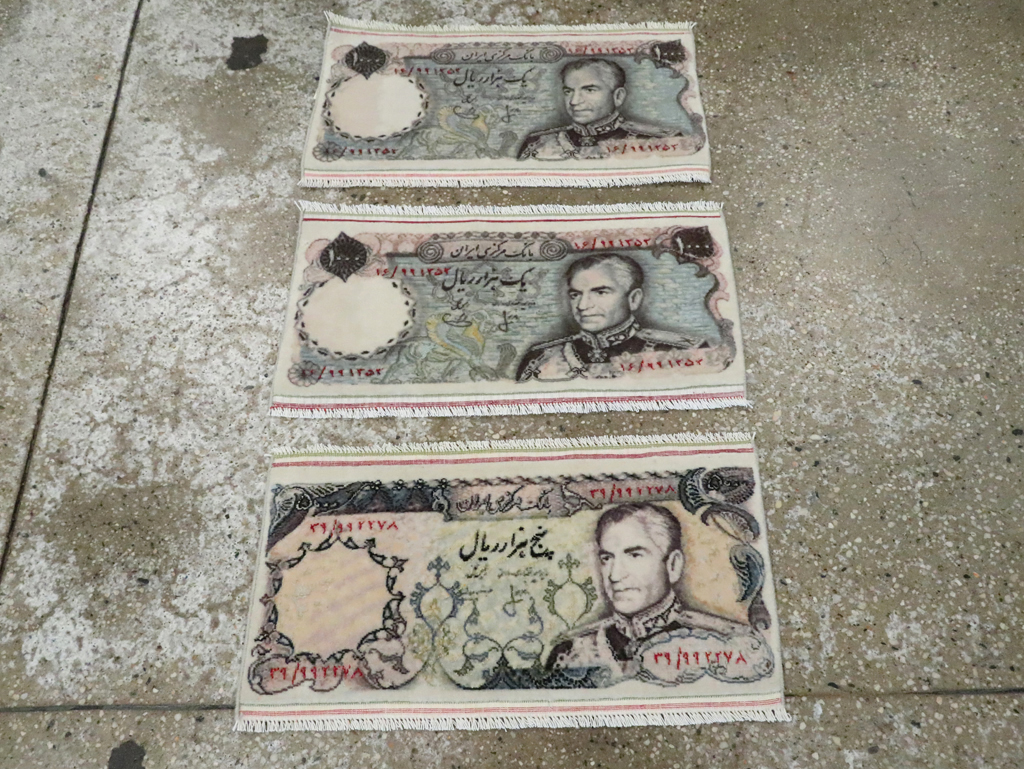 Vintage Persian Tabriz Pictorial Rug, No.28090 - Gss