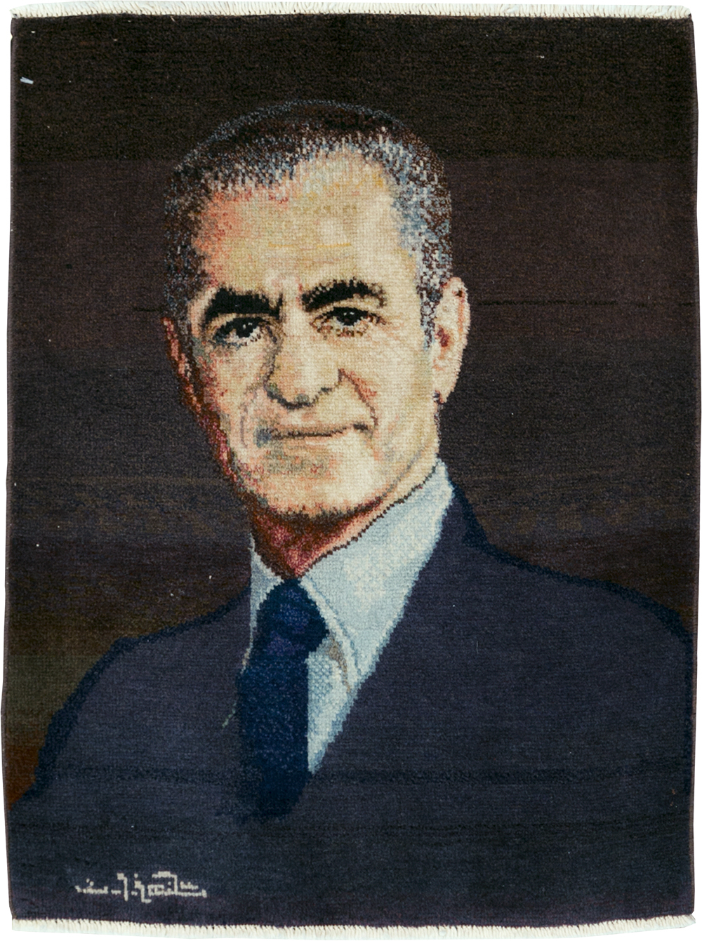 Vintage Persian Tabriz Pictorial Rug, No.28092 - Gss