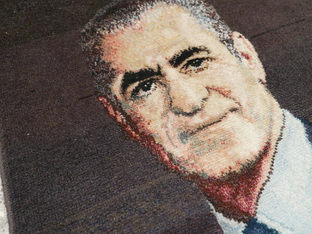 Vintage Persian Tabriz Pictorial Rug, No.28092 - Gss