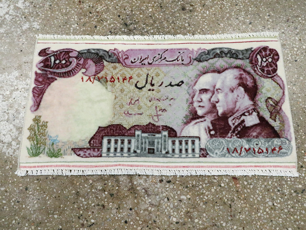 Persian Tabriz Pictorial Rug, No.28096 - Gss