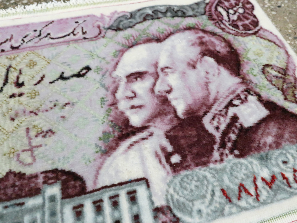 Persian Tabriz Pictorial Rug, No.28096 - Gss