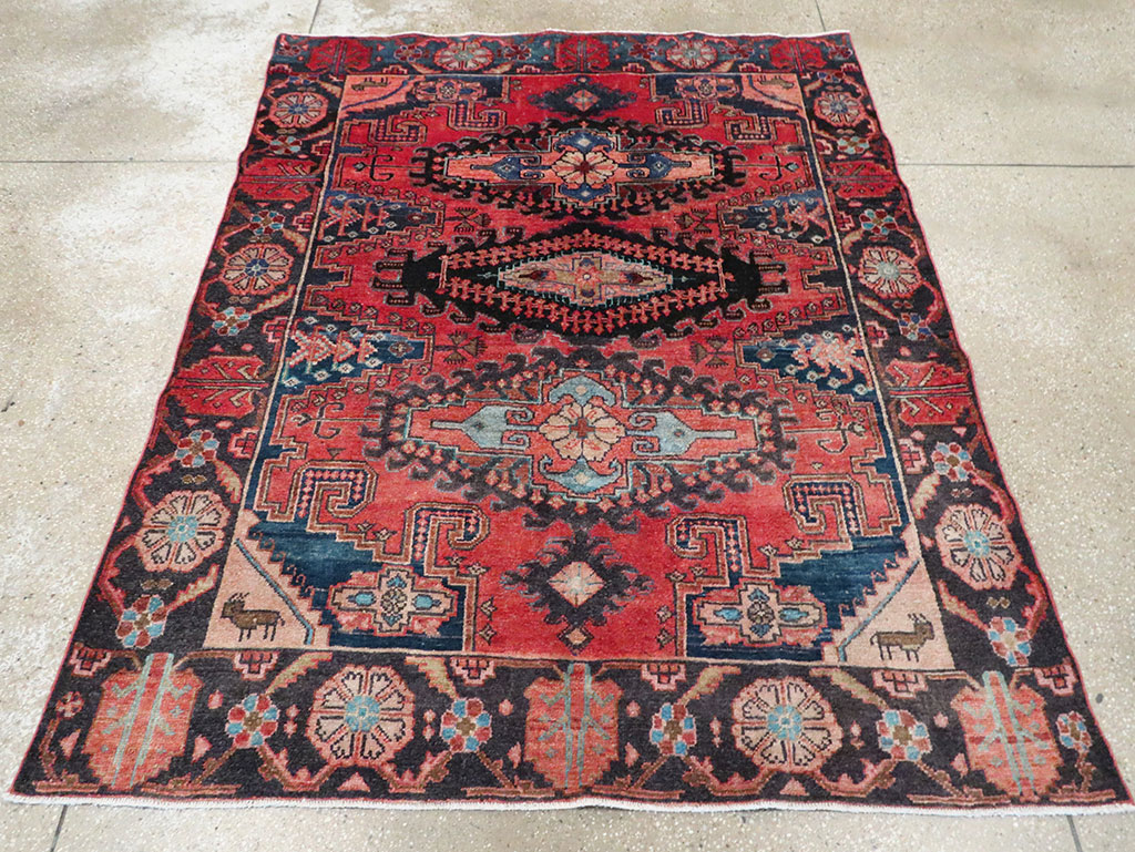 Vintage Persian Veece Rug, No.28108 - Gss